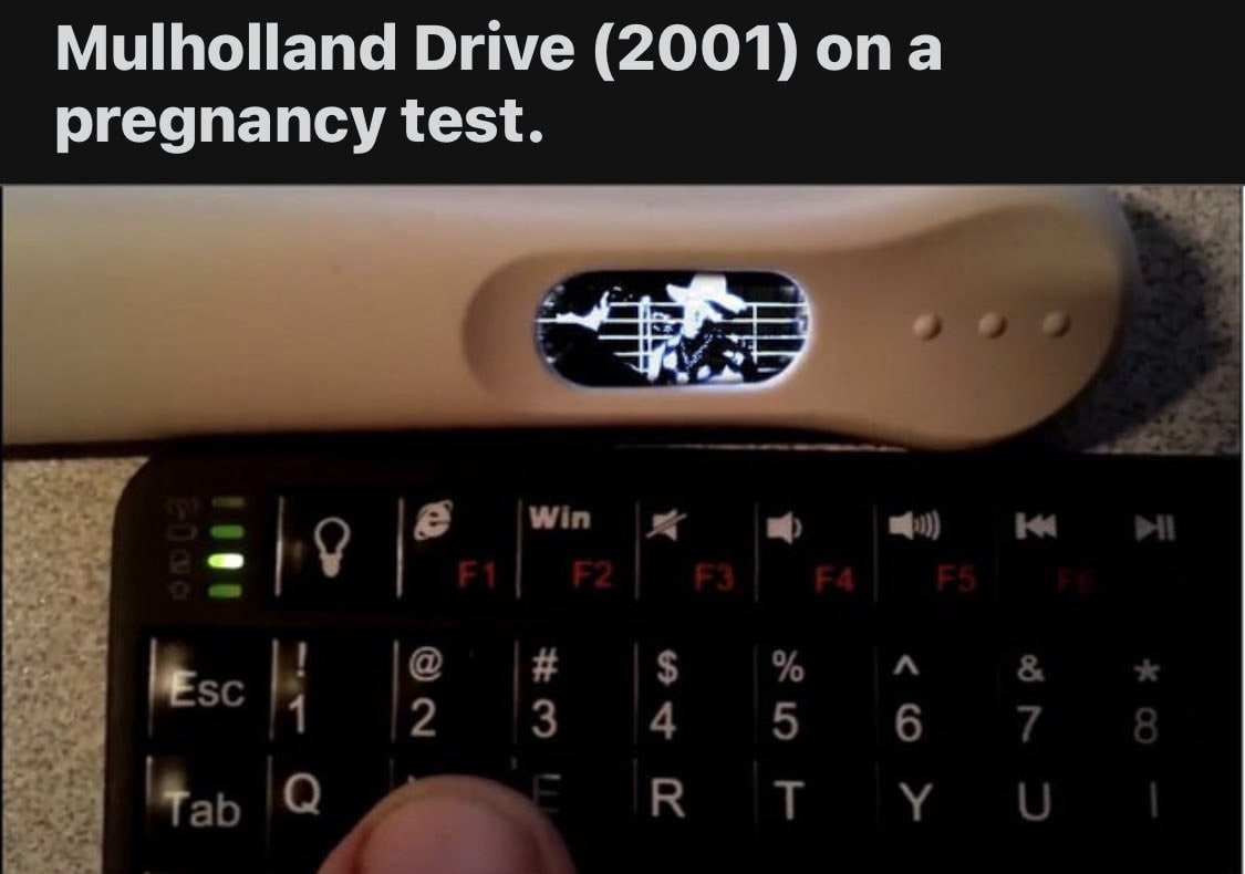 Mulholland Drive (2001) опа pregnancy test. A 2 3 4 5 6 7