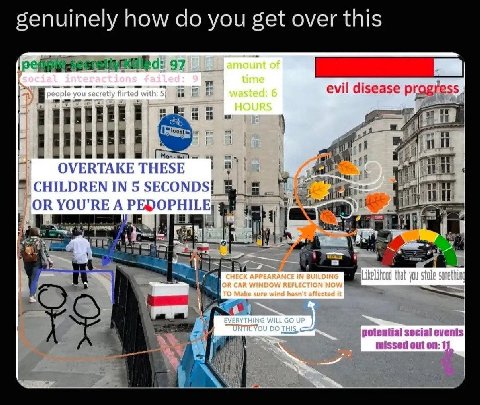 senuinely how you get over this amount of interactio time evil еоре ith: wasted: 6 it HOURS OVERTAKE THESE CHILDREN IN 5 SECONDS OR YOU'RE А PEDOPHILE at 4 CHECK APPEARANCE IN BUILDING that you stole 
