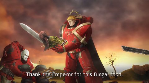 Thank the Emperor for this fungal food