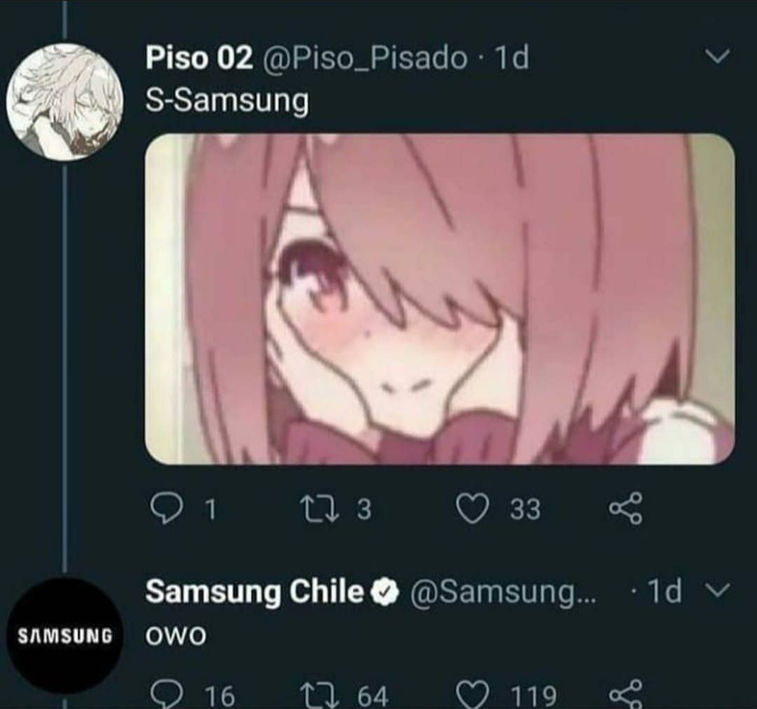 Piso 02 @Piso_Pisado S-Samsung 33 Samsung Chile @Samsung... SAMSUNG 16 64 119