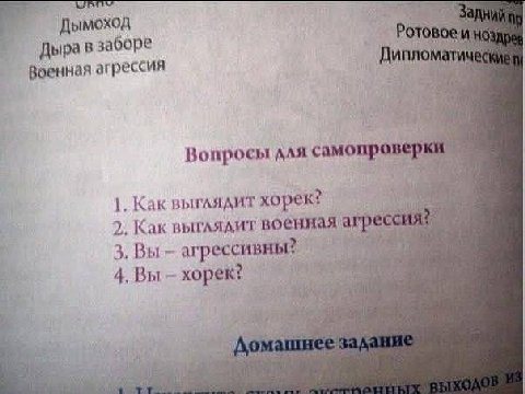Дымоход Военная агрессия Дипломатическ 5 4 Вопросы для CAMOMPOBEP 4 Как выглядит хорек? 2. Kak выглядит военная 3, Вы агрессивны? 4, Вы хорек? к 3 a