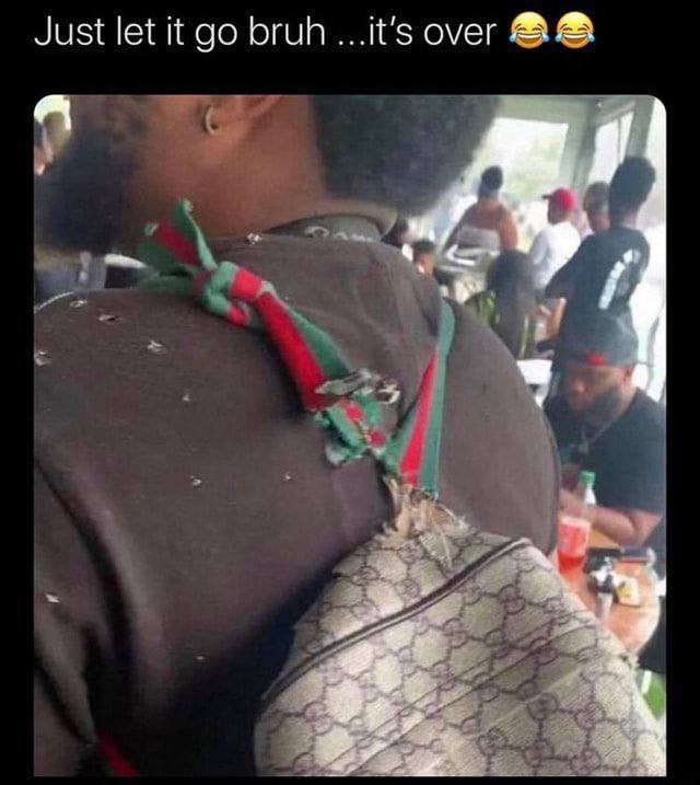 Just let it bruh ...it's over