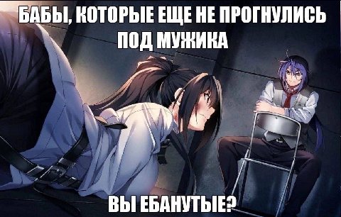 БАБЫ, КОТОРЫЕ ЕЩЕ НЕ ПРОГНУЛИСЬ ПОД МУЖИКА ВЫ