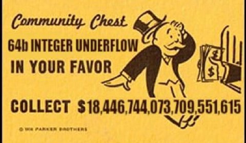 Community. Chest INTEGER UNDERFLOW IN YOUR FAVOR COLLECT