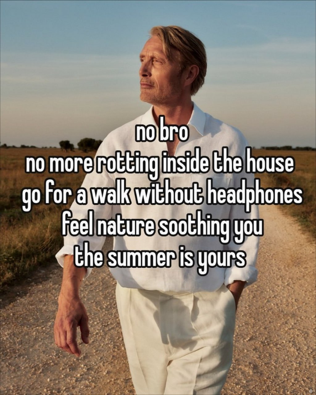no more rotting inSide the house headphones Féel nature soothing you “the summer is
