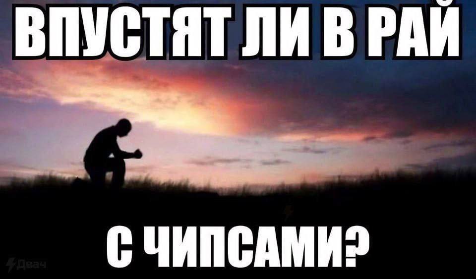 ВПУСТЯТ ЛИ В РАЙ С ЧИПСАМИ?