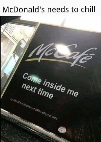 McDonald's needs to chill