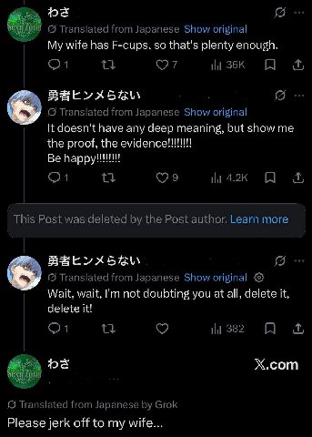 be My wife has F-cups, so that's plenty enough. It doesn't have any deep meaning, but show me the proof, the Be Wait, wait, not doubting you at all, delete it, delete it! be Х.сот Please jerk off to m