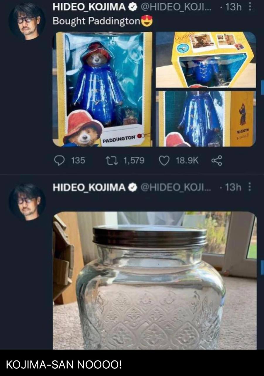 НОЕО КОЛМА Bought a 1 в} КОЛМА 3 1 В KOJIMA-SAN NOOOO!