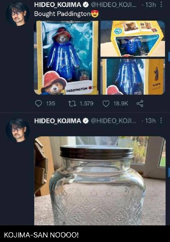 НОЕО КОЛМА Bought a 1 в} КОЛМА 3 1 В KOJIMA-SAN NOOOO!