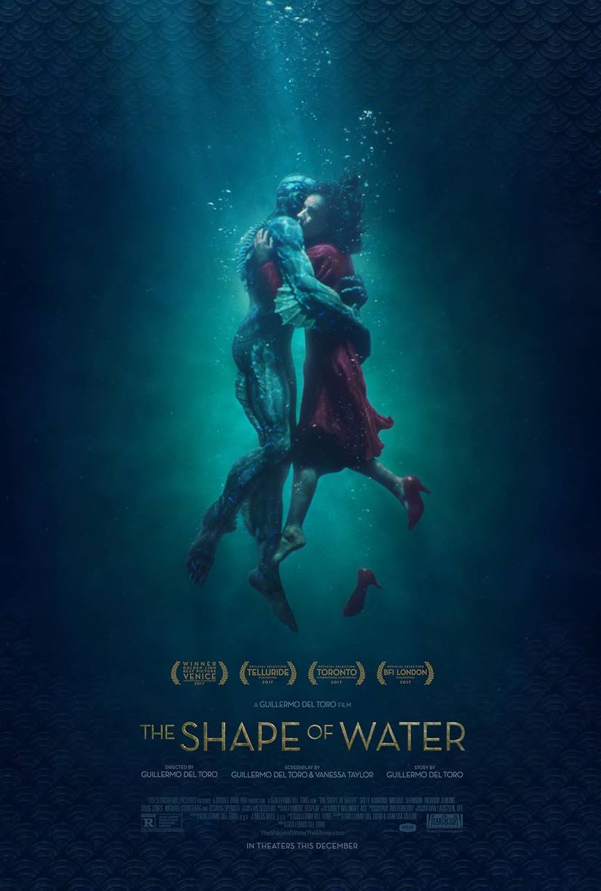 Форма воды (2017)

Просмотр этого фильма я максимально оттягивал, но в голове давно зиждилась идея посмотреть все ленты, получившие золотую статуэтку Оскар за «Фильм года», посему подумал, что ж, можн