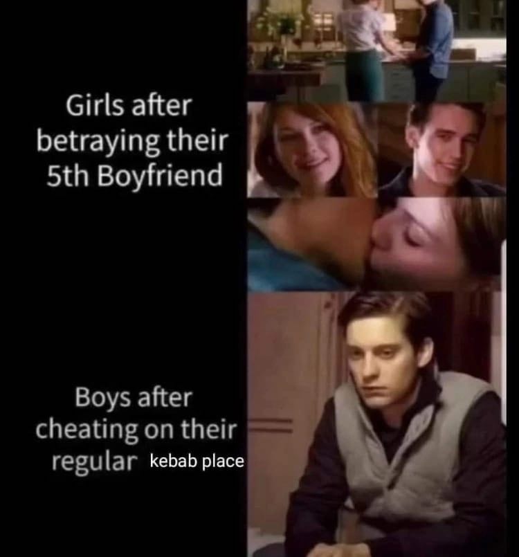 be Girls after betraying their Boyfriend A Boys after cheating on their regular kebab place 4