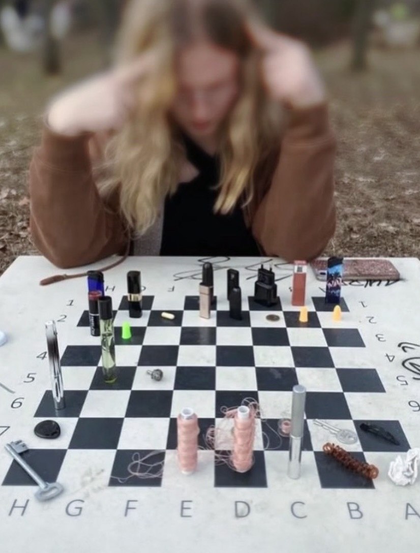 в А