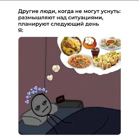 Другие люди, когда не могут уснуть: размышляют над ситуациями, планируют следующий день Я: 4 о