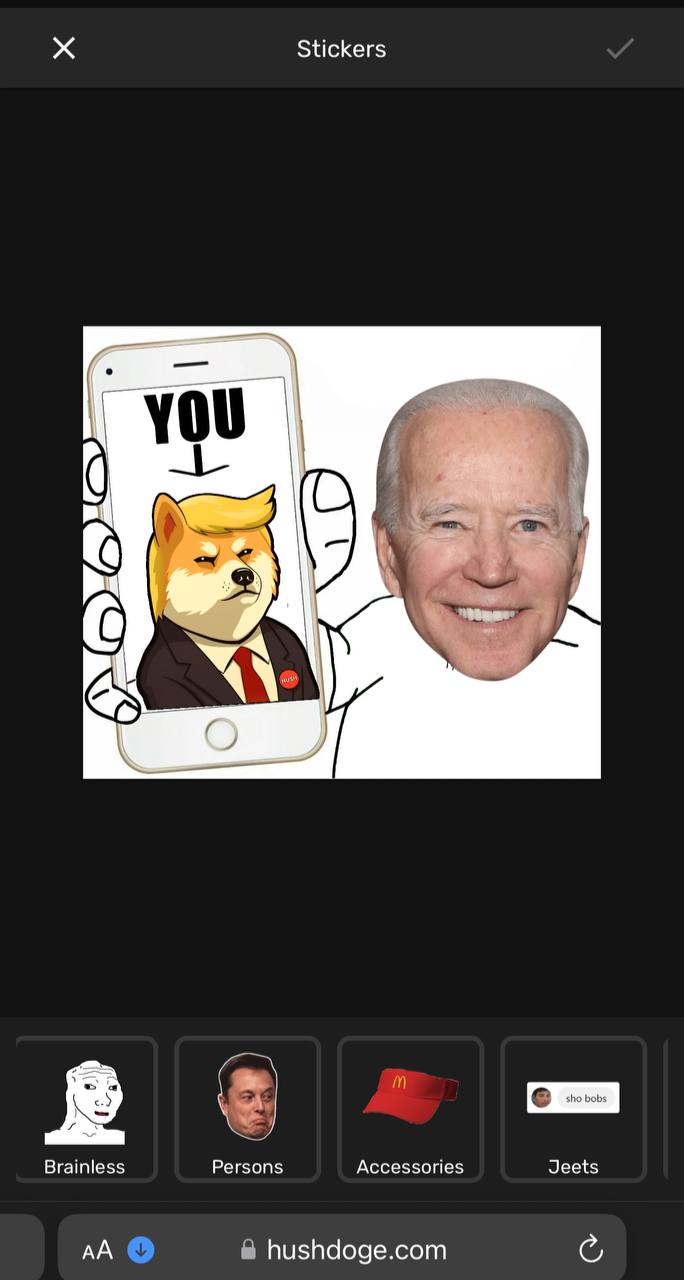 Stickers Brainless Persons Accessorie Jeets hushdoge.com