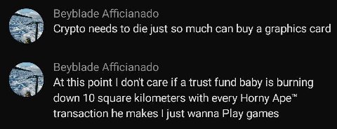 The GPU shortage is clearpilling the normies on climate change at least