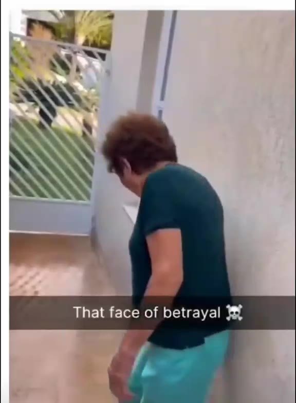 That face of betrayal