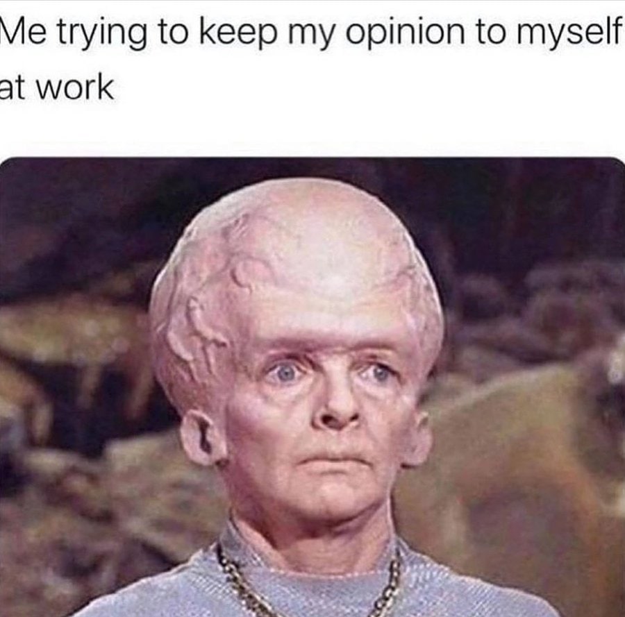 trying to keep my opinion to myself work a