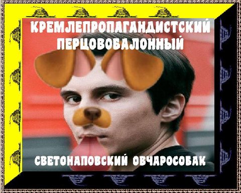 В of. КРЕМ ЛЕПРОПАГАНДИСТСКИЙ НЕ ПЕРЦОВОБАЛОННЫЙ СВЕТОНАПОВСКИЙ ОВЧАРОСОБАК