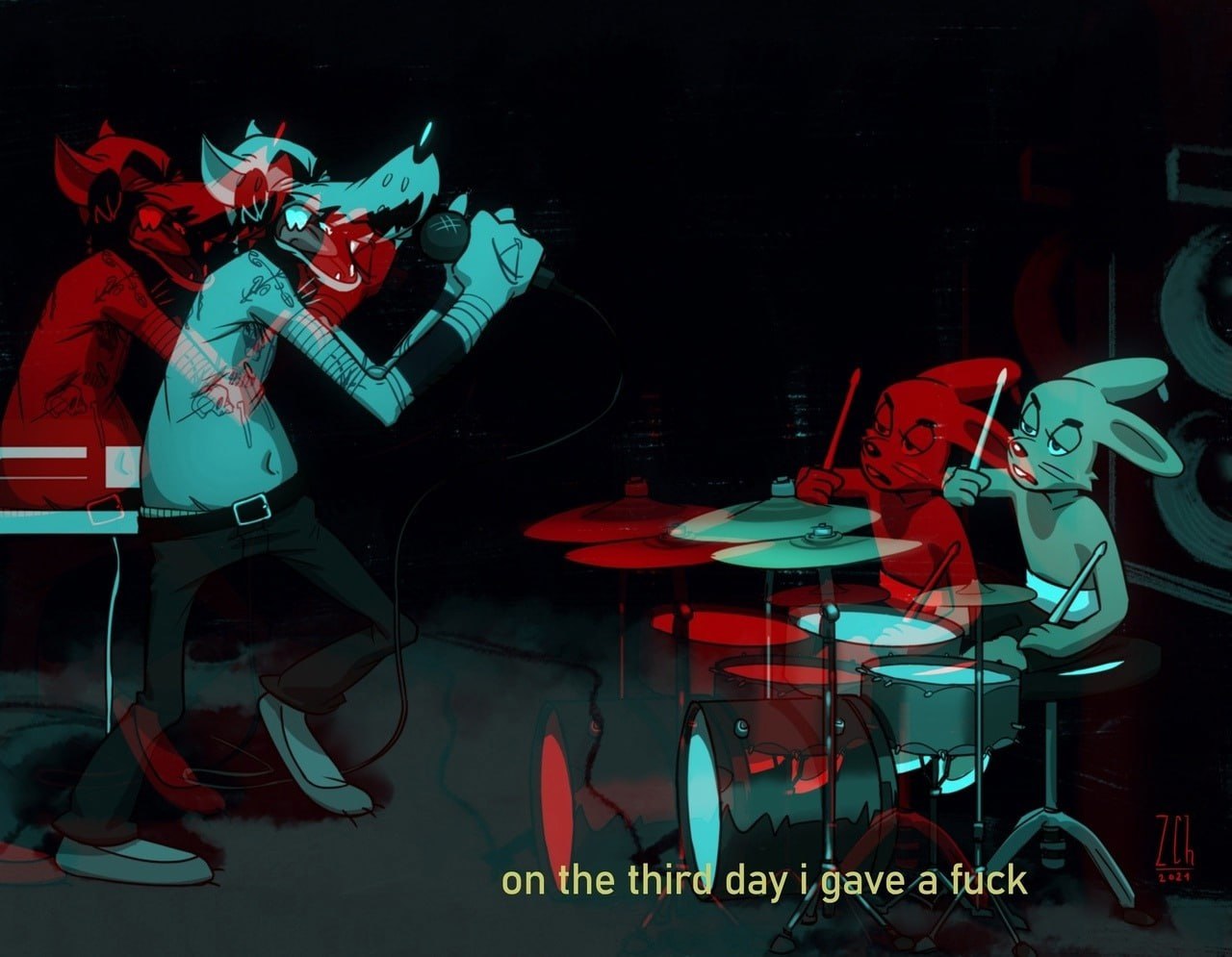 В on the third day i gave a fuck
