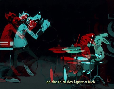 В on the third day i gave a fuck