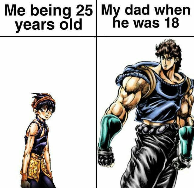 being 25 my dad when years old was 18 4