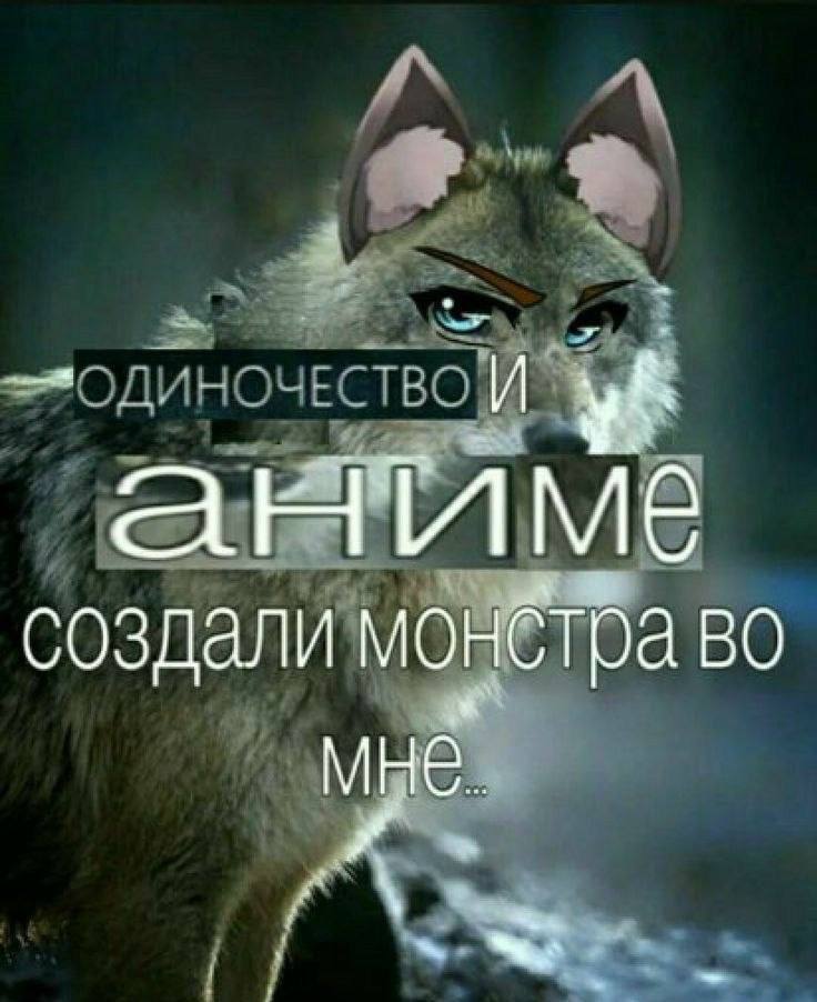 аниме создали монстра во мне.