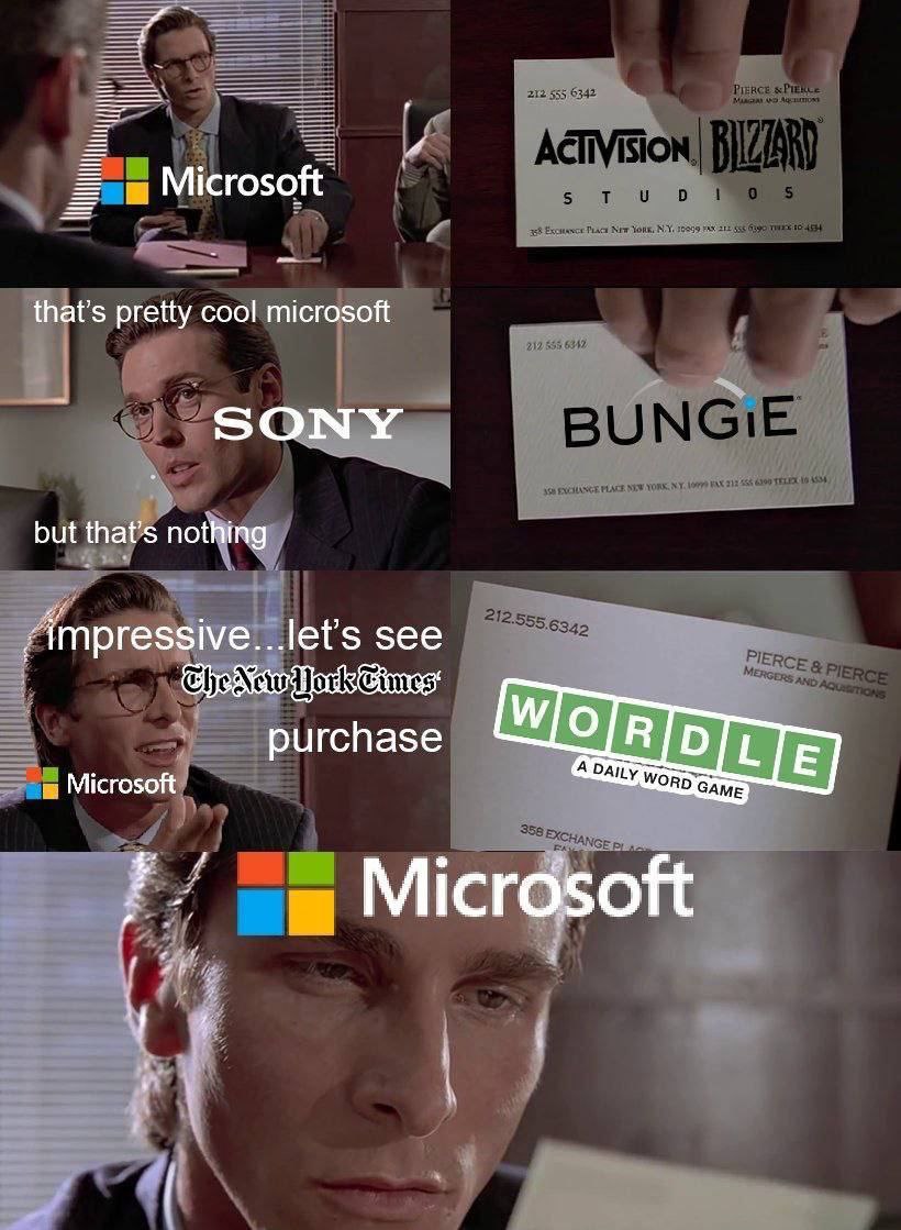 Microsoft that’s pretty cool microsoft SONY but that's nothing Ampressive...let’s see purchase Microsoft Microsoft i