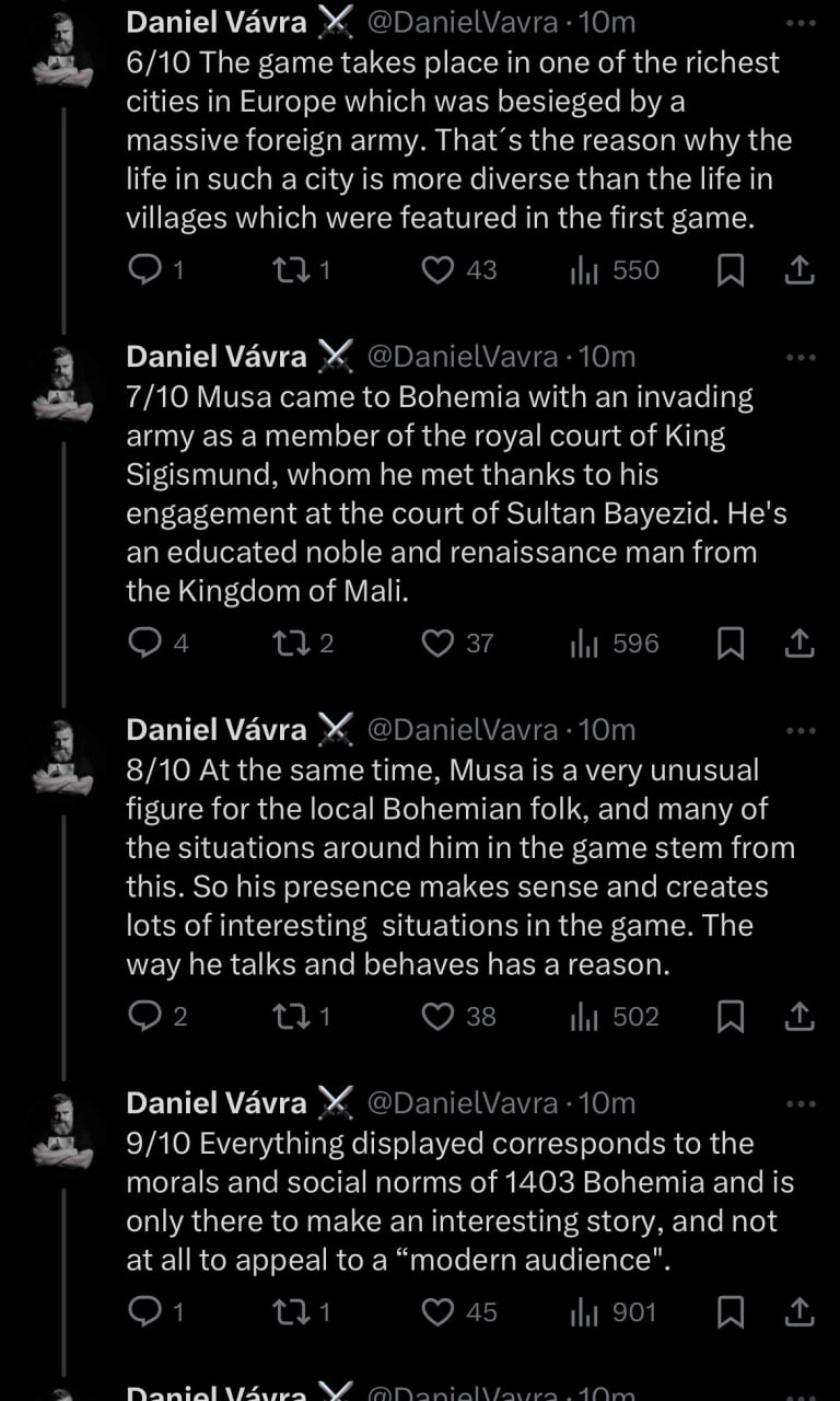 Daniel Vavra 6/10 The game takes place in one of the richest 1) Europe which was besieged massive army. That the reason why tne life insuch a city is more diverse than the life in villages which were 