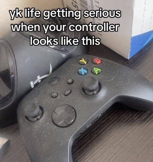 life getting serious when your controller looks like this