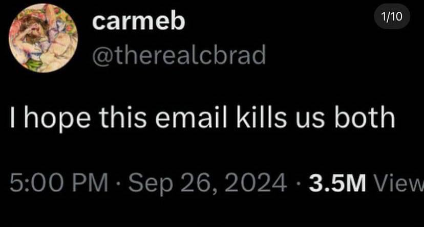 carmeb 1/10 поре this email kills both