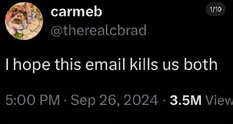 carmeb 1/10 поре this email kills both