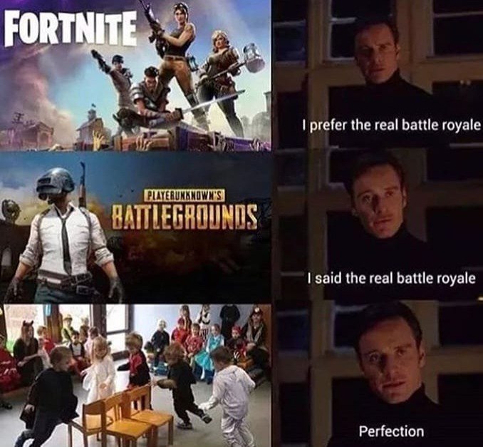 FORT prefer the real battle royale said the real battle royale у. Perfection