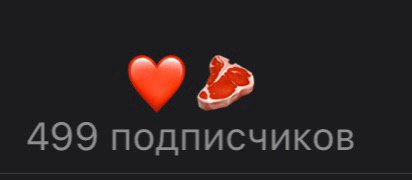 499 подписчиков