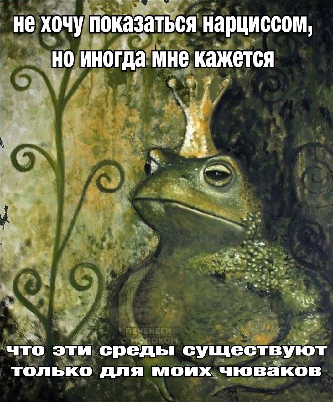 не хочу показаться нарциссом, но иногда мне кажется что эти среды сушествуют только для моих чюваков