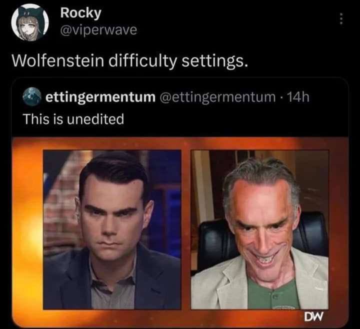 Rocky Wolfenstein difficulty settings. ettingermentum This is unedited