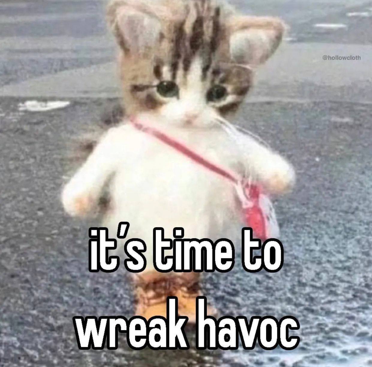 to wreak
