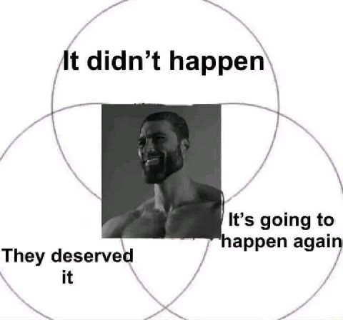 didn’t happen\ It’s going to again They deserved it