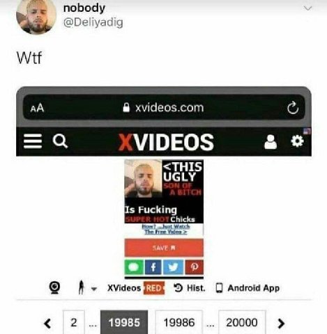 nobody @Deliyadig 8 xvideos.com VIDEOS Но? A XVideos Hist. Android App |2 19986 20000