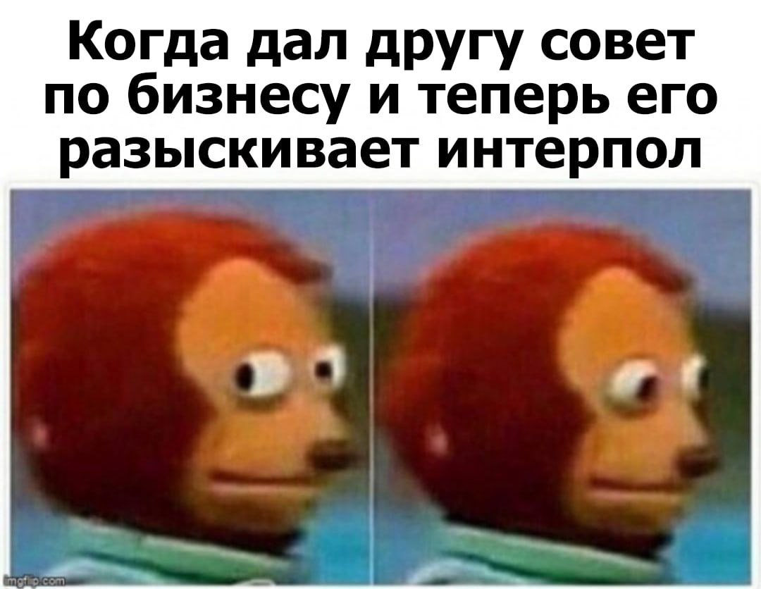 Когда дал другу совет по бизнесу и теперь его разыскивает интерпол