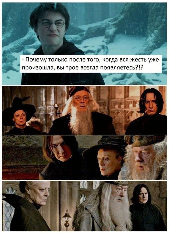 Почему только после того, когда вся жесть уже произошла, вы трое всегда появляетесь?