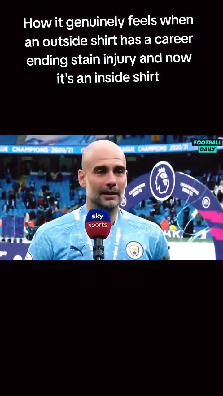 How К genuinely feels when an outside shirt has a career ending stain injury and now it's an inside shirt
