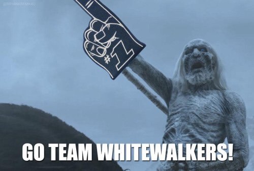 TEAM WHITEWALKERS!