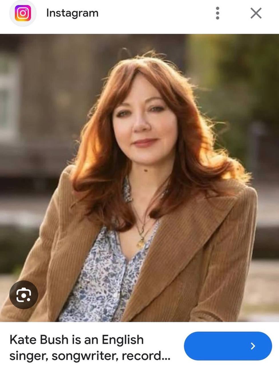 Instagram Kate Bush is an English singer, songwriter, record