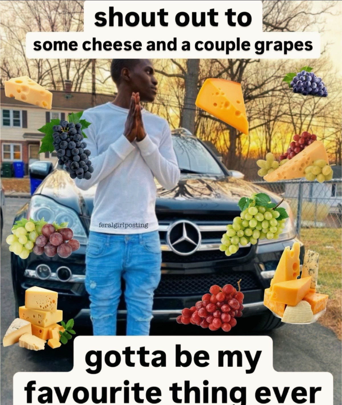shout out to some cheese and a couple grapes gotta be my favourite thinc ever
