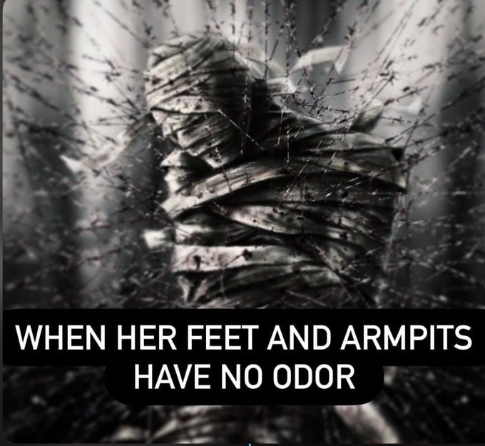 М/НЕМ НЕК FEET AND ARMPITS HAVE NO ODOR
