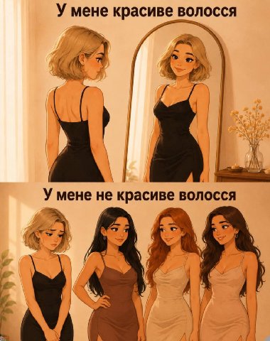 У мене красиве волосся осся У мене к расиве BON AS