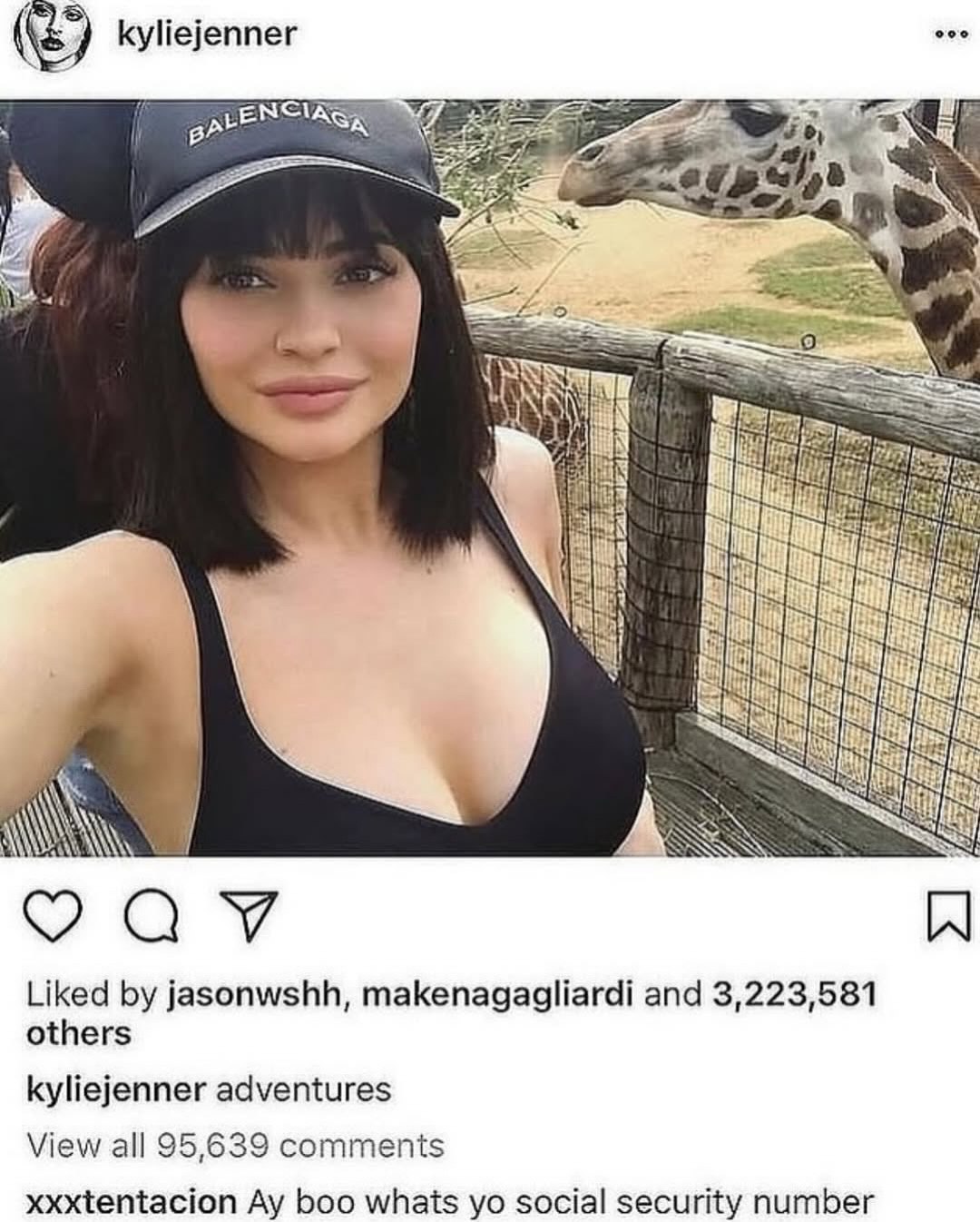 kyliejenner paren —9 Liked jasonwshh, makenagagliardi and 3,223,581 others kyliejenner adventures View all 95,639 comments xxxtentacion boo social security number