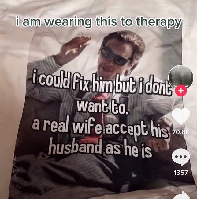 this to therapy, Fix him'b husband as 1357 oF