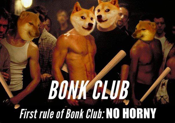 BONK CLUB First rule of Bonk Club:NO HORNY